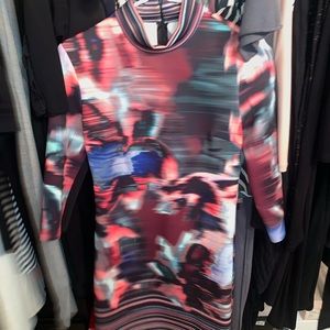 Long sleeved mini dress